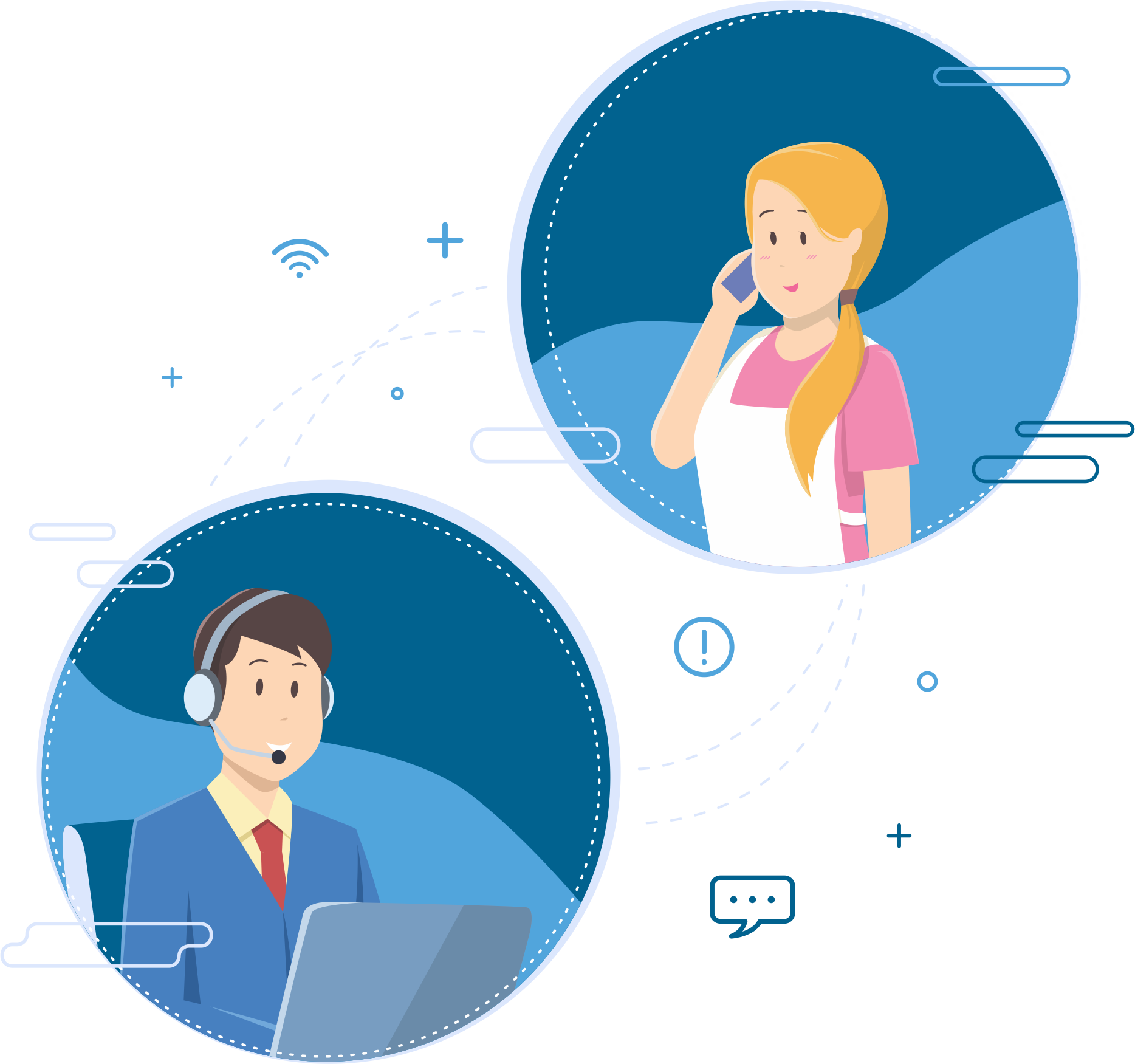 Contact Illustration